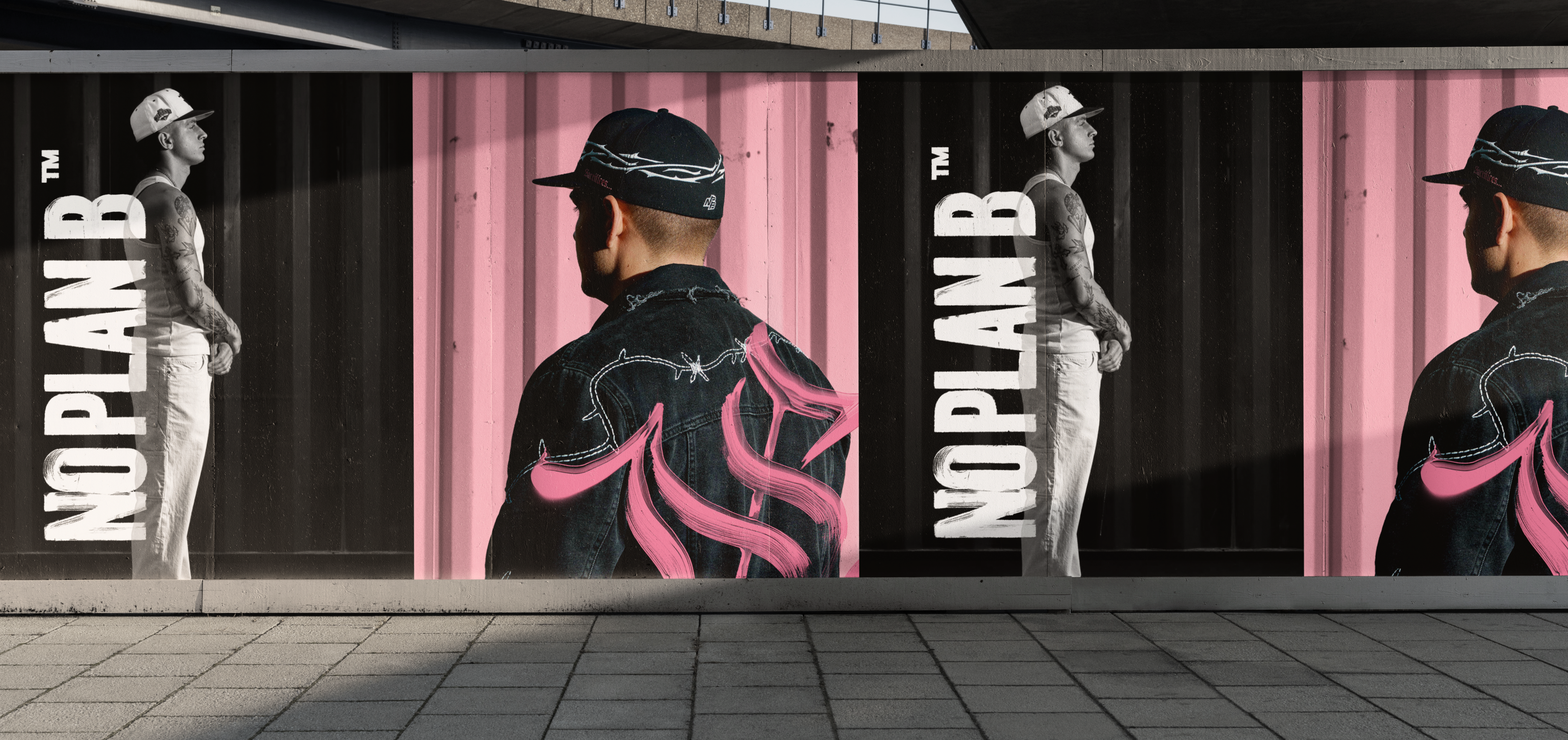 Graphic depicting UI-styled buttons with different categories of interior design items on top of an image of a modern interior living room.