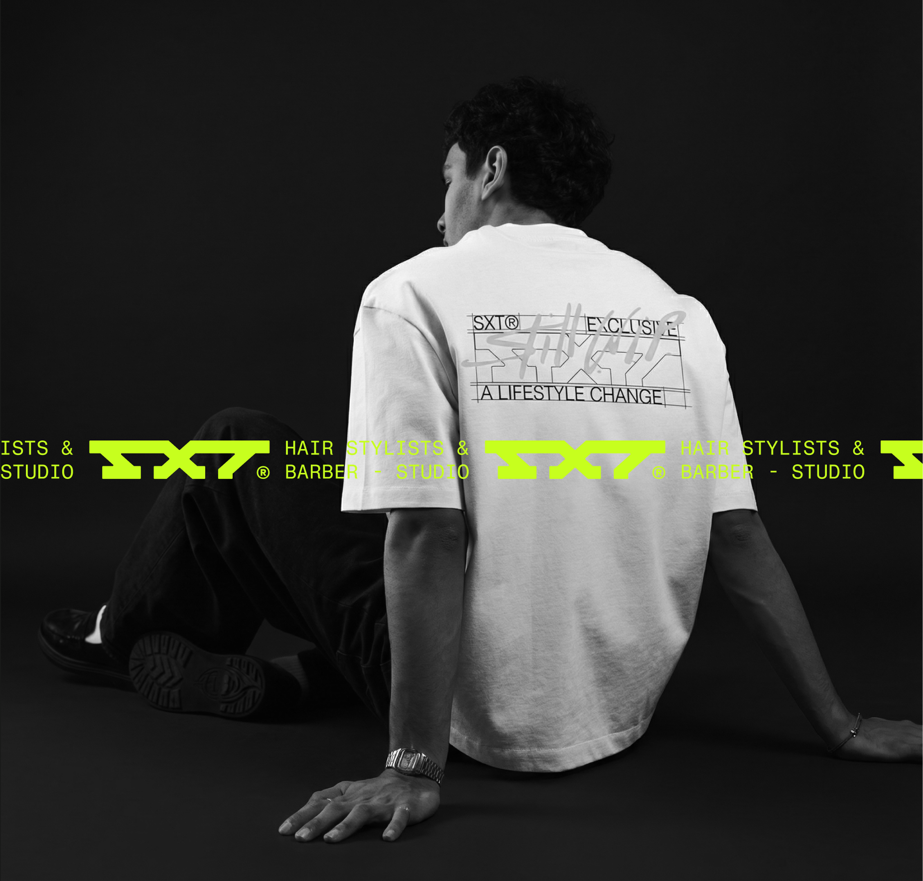 Graphic of a close up of a website depicting an Our Projects page with sample project names and dates.